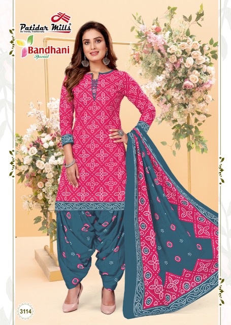 Patidar Bandhani Vol-31 Cotton Designer Patiyala Dress Material